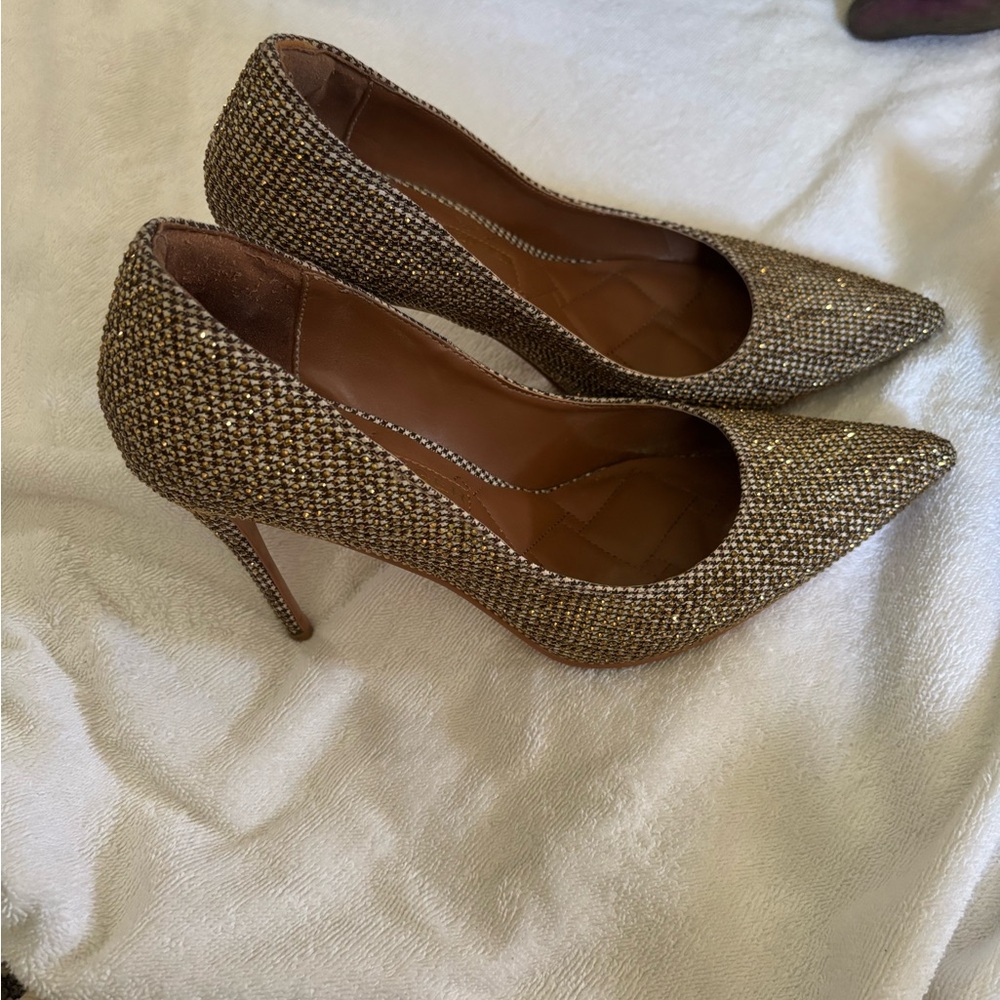 Kurt Geiger Glittering Gold Heels